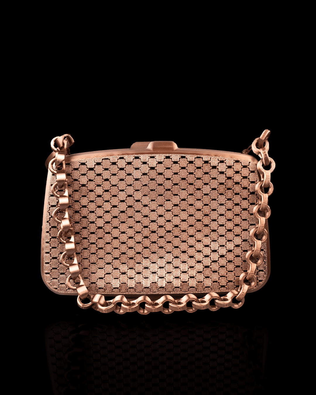 The Étoile Clutch – Elegant Mesh 3D Printed Evening Bag | Modern Gothic Crossbody or Handheld Purse