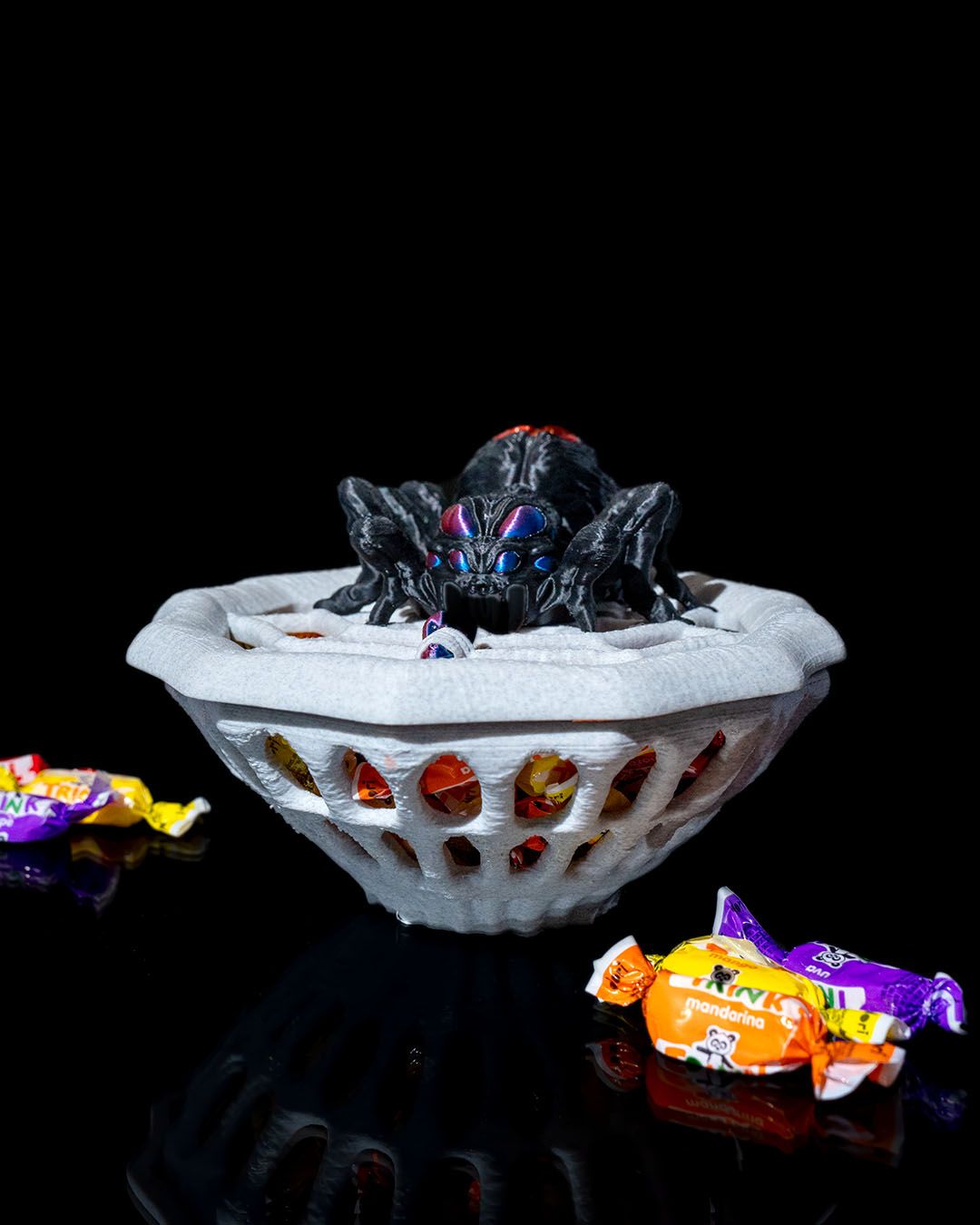 Black Widow Spider Candy Bowl