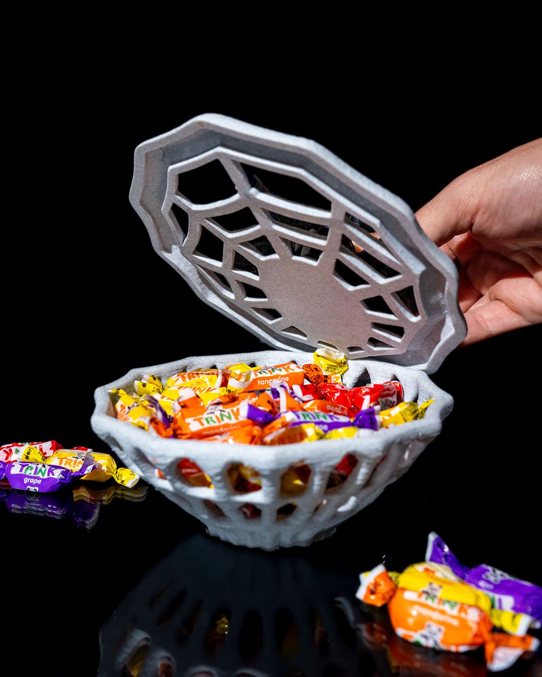 Black Widow Spider Candy Bowl