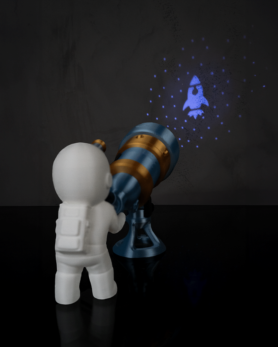 Star Watcher Night Light Astronaut with Star Projection