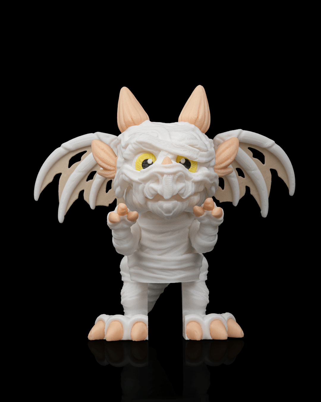 The Wrapped – Halloween Mummy Dragon Figurine | Dracoween Collection Spooky Cute 3D Printed Collectible