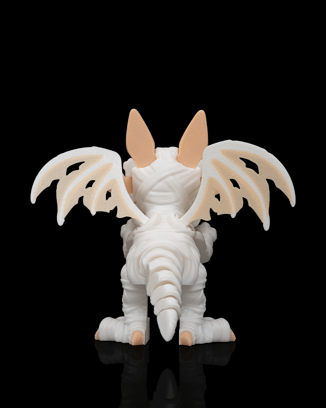 The Wrapped – Halloween Mummy Dragon Figurine | Dracoween Collection Spooky Cute 3D Printed Collectible