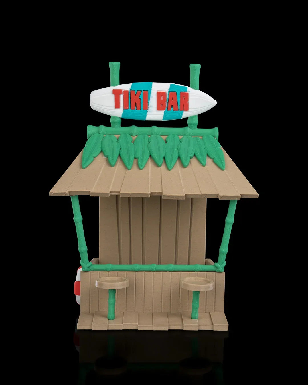 The Tiki Tweet Bar – Tropical Bird Feeder with Island Vibes - Fusion Layer 3D