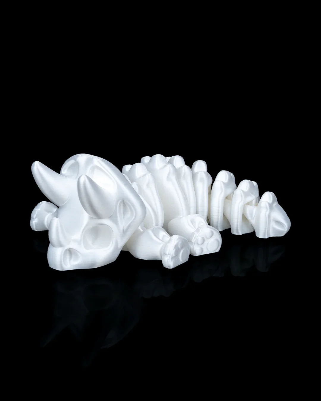 Tricera-Charm – The Three-Horned Flexi Fossil - Fusion Layer 3D