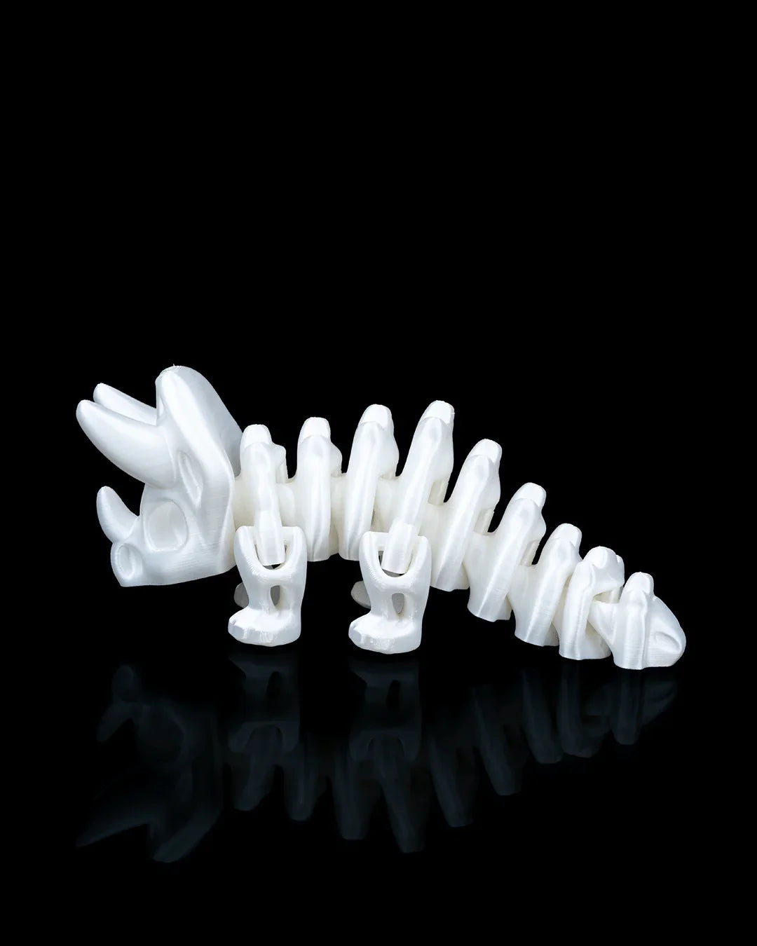Tricera-Charm – The Three-Horned Flexi Fossil - Fusion Layer 3D