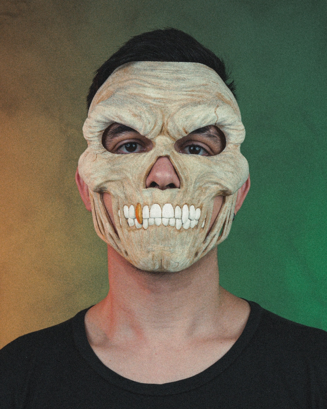 Vile Skull Halloween Mask – Creepy Skeleton Face Mask | 3D Printed Horror Cosplay Prop | Scary Skull Costume (3 Sizes)