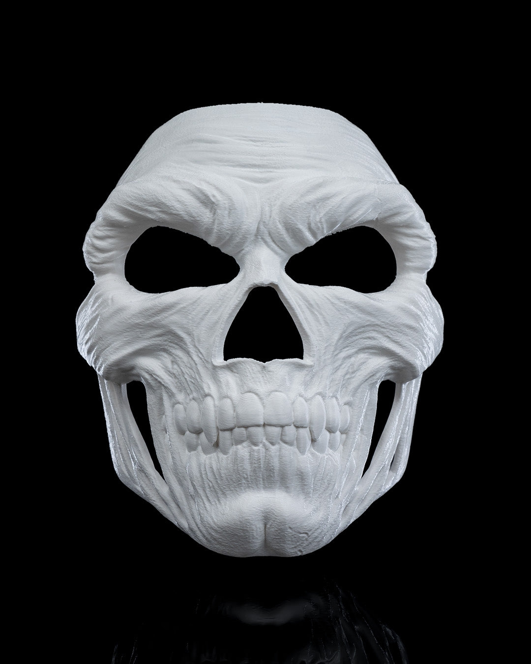 Vile Skull Halloween Mask – Creepy Skeleton Face Mask | 3D Printed Horror Cosplay Prop | Scary Skull Costume (3 Sizes)