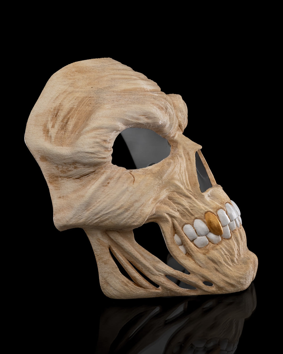 Vile Skull Halloween Mask – Creepy Skeleton Face Mask | 3D Printed Horror Cosplay Prop | Scary Skull Costume (3 Sizes)
