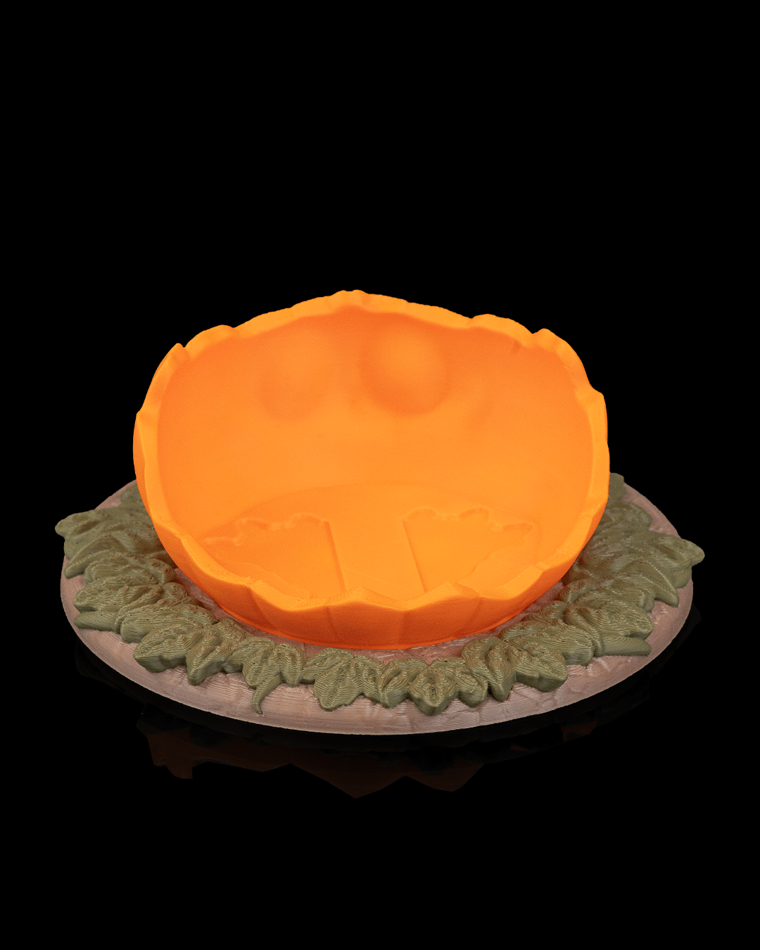 Warden of the Patch – Halloween Pumpkin Dragon Figurine | 3D Printed Dracoween Collectible
