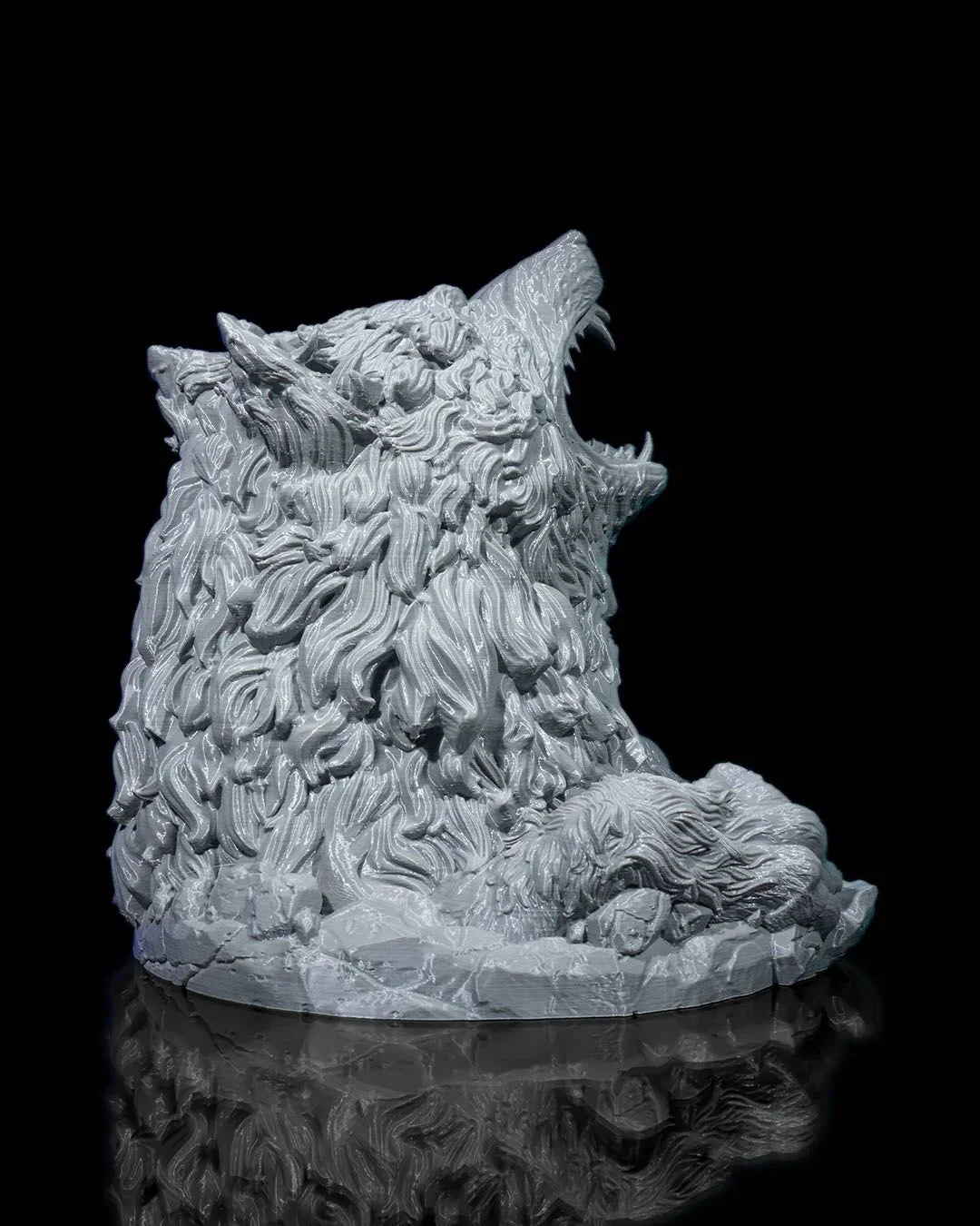Wolf’s Head Dice Tower – Fierce Form, Flawless Rolls - Fusion Layer 3D