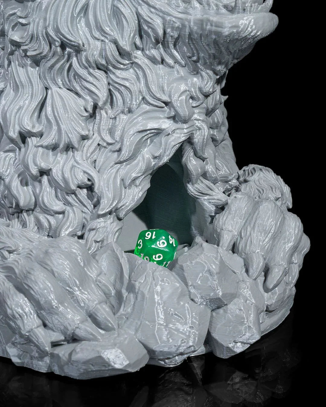 Wolf’s Head Dice Tower – Fierce Form, Flawless Rolls - Fusion Layer 3D