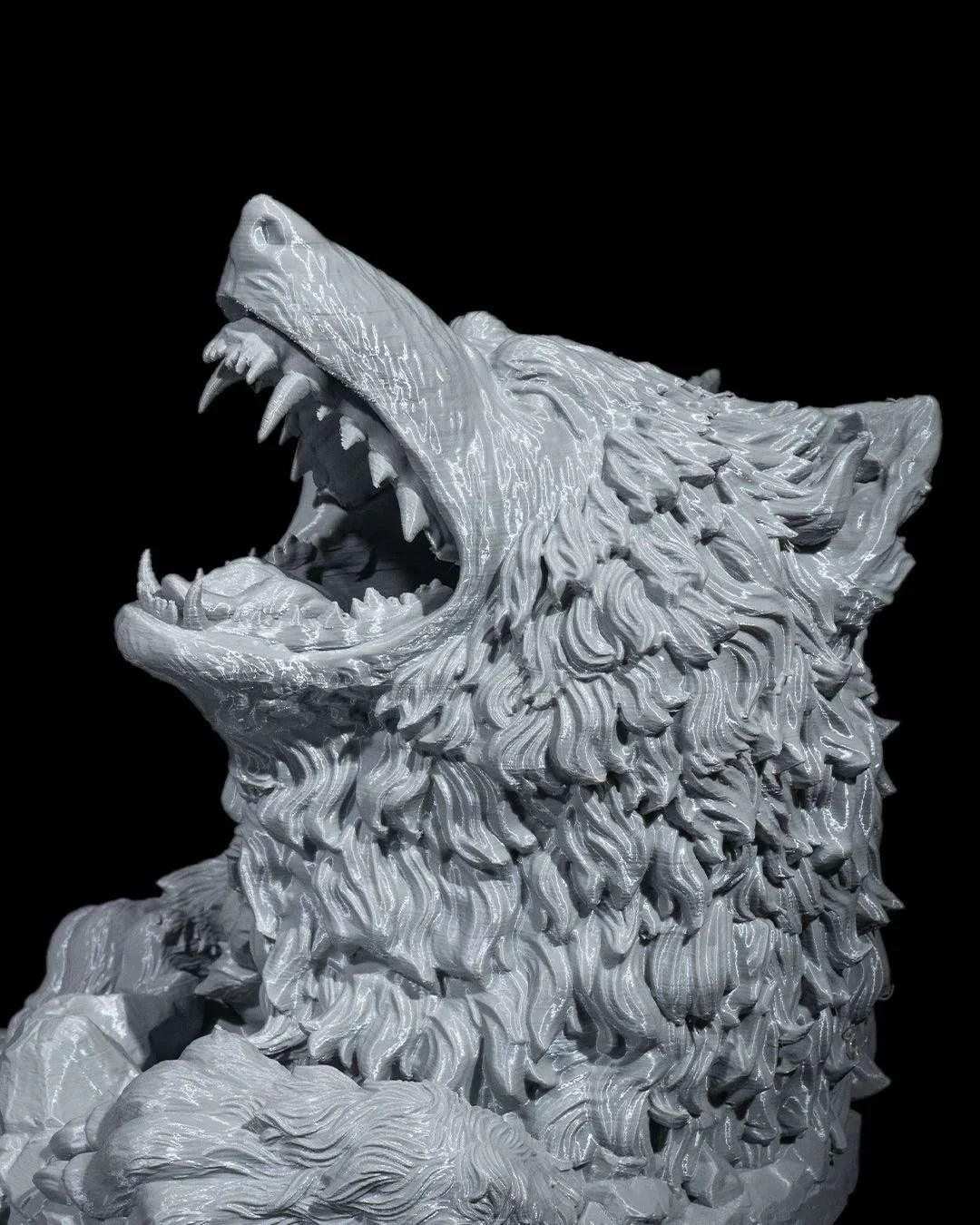 Wolf’s Head Dice Tower – Fierce Form, Flawless Rolls - Fusion Layer 3D