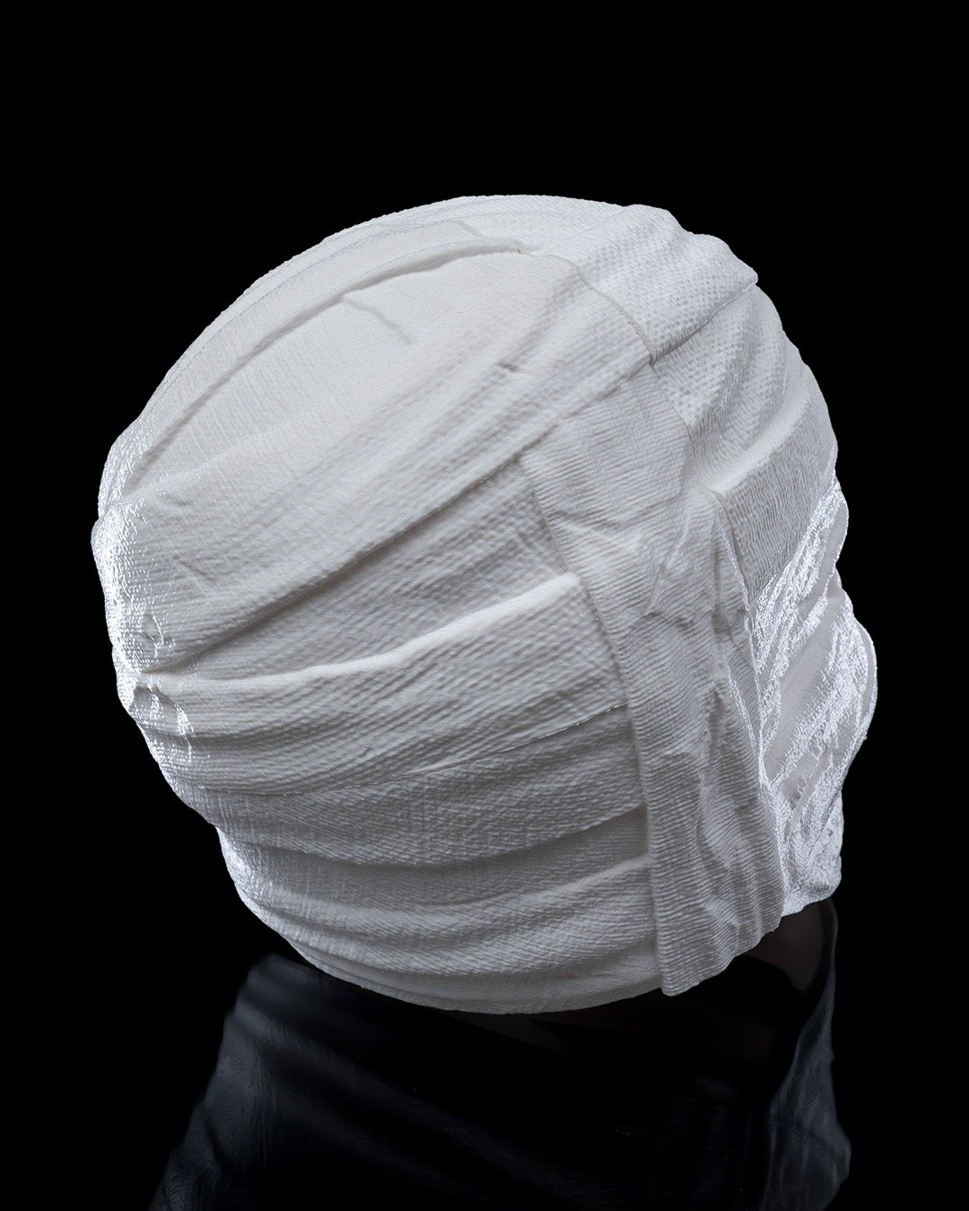 Wrap Head Halloween Mask – 3D Printed Mummy Costume Mask with Magnetic Closure | Cosplay Prop in 3 Sizes