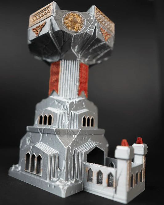 Dwarven Dice Tower - Fusion Layer 3D