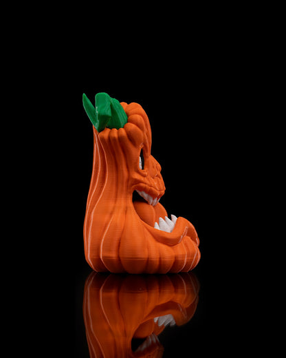 Evil Pumpkin Figurines – 3 Styles Creepy Jack O’ Lanterns | Halloween Pumpkin Decor | 3D Printed Spooky Pumpkins (4.5 Inches)