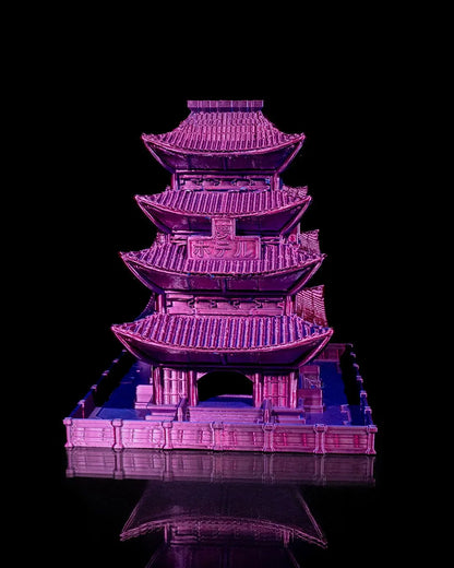 Dystopian Asia Dice Tower - Fusion Layer 3D