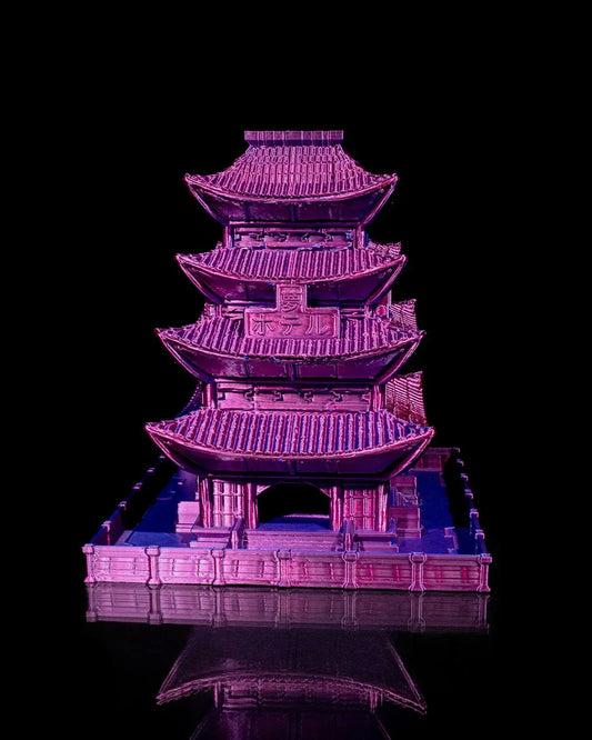 Dystopian Asia Dice Tower - Fusion Layer 3D