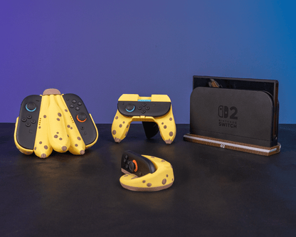 Peel Precision Mouse Grip – Banana Design Gaming Accessory | Comfortable Switch Controller Add-On for Better Grip & Fun Style
