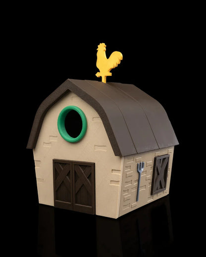 The Little Red Roost – Barn-Style Bird House for the Outdoors - Fusion Layer 3D