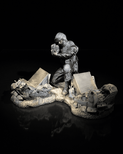 Barricade Soldier Gaming Controller Holder Stand