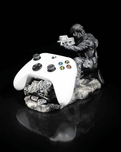 Barricade Soldier Gaming Controller Holder Stand