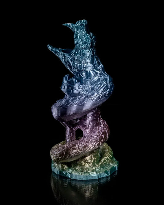 Basilisk Dice Tower – Roll with Deadly Precision - Fusion Layer 3D