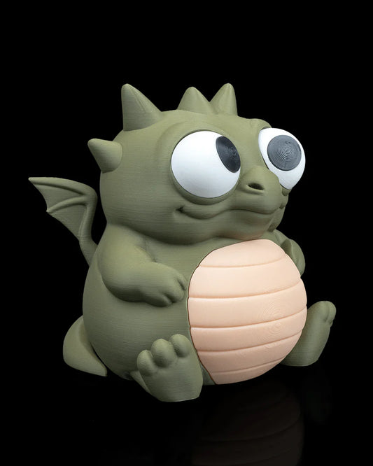 Cashling the Dragon Coin Bank - Fusion Layer 3D