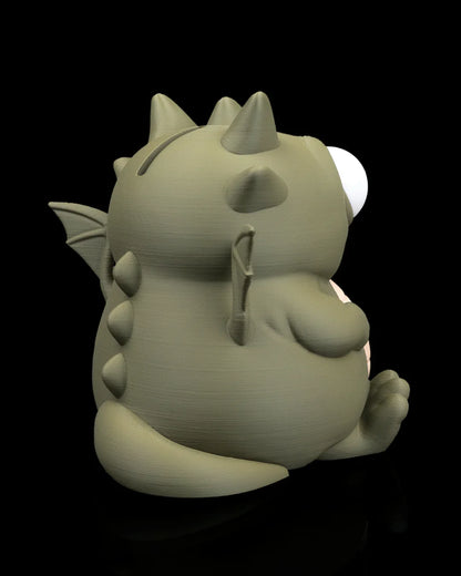 Cashling the Dragon Coin Bank - Fusion Layer 3D