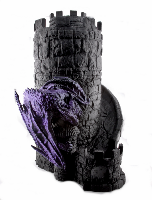 Dragon’s Keep Dice Tower & Wine Dispenser