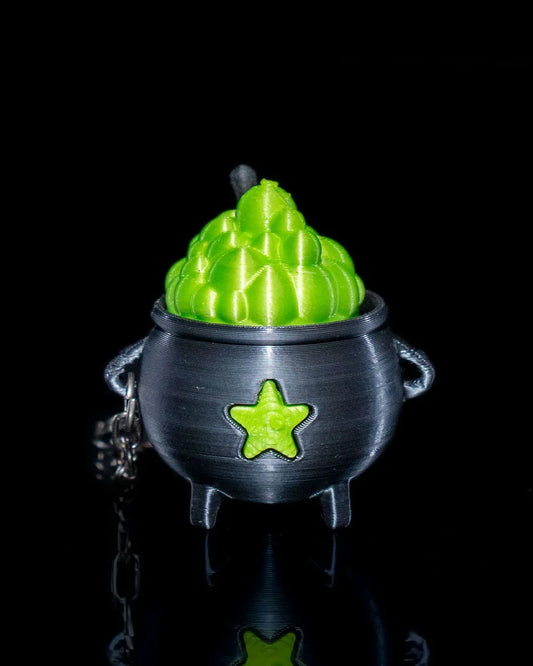 Mini Cauldron Fidget Keychain - Fusion Layer 3D