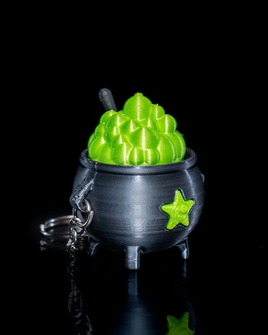Mini Cauldron Fidget Keychain - Fusion Layer 3D