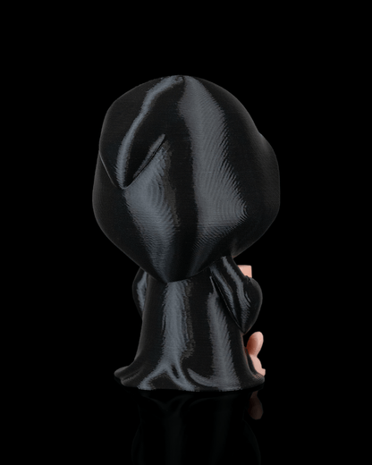Coffin Break Reaper Figurine – Cute Grim Reaper Halloween Collectible | 3D Printed Spooky Desk Toy | Killer Holidays Collection