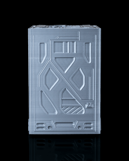 Core Decay Sci-Fi Skull Card Deck Box for Trading Card Games