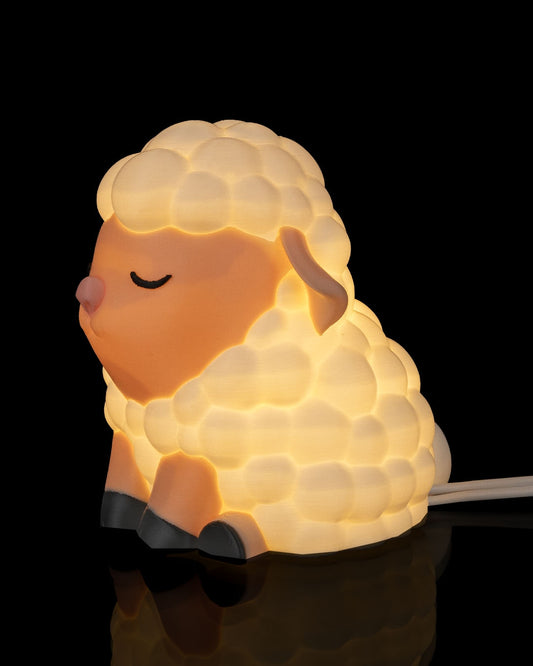 Counting Sheep Night Light Cozy LED Bedside Lamp