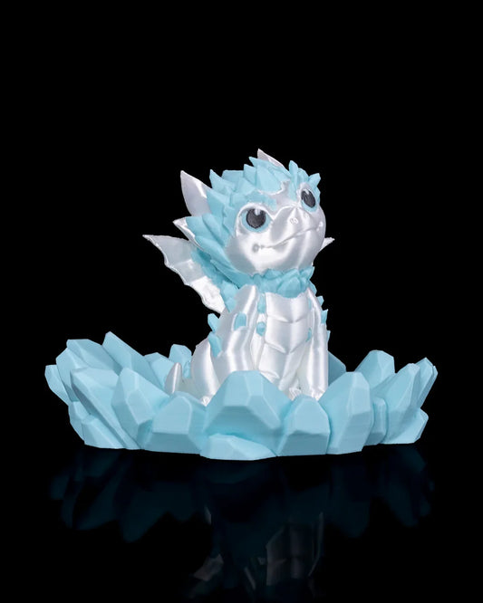 Crystal Dragon Egg – A Magical Hatchling Awaits - Fusion Layer 3D