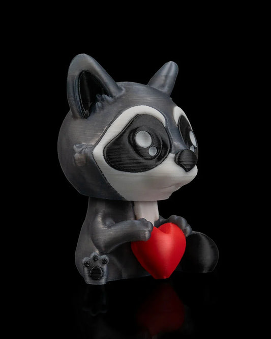 Rascal Raccoon Clicker – Fidget with a Sneaky Twist - Fusion Layer 3D