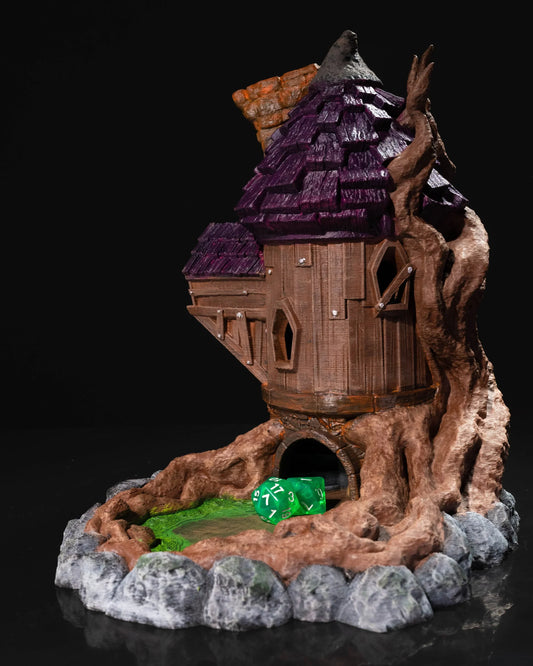 Enchanted Grove Wizard Dice Tower - Fusion Layer 3D