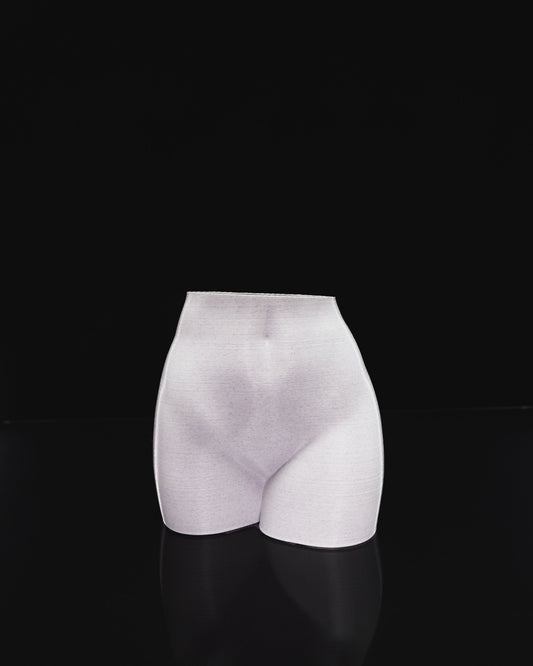 Female Body Planter – 3D Printed Nude Woman Plant Pot | Adult Novelty Planter (6") in Black or White