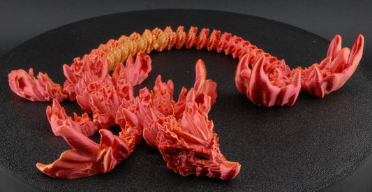 Coral Dragon – Articulated Sea-Inspired Fantasy Dragon - Fusion Layer 3D