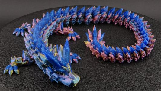 Crystal Articulated Dragon - Fusion Layer 3D