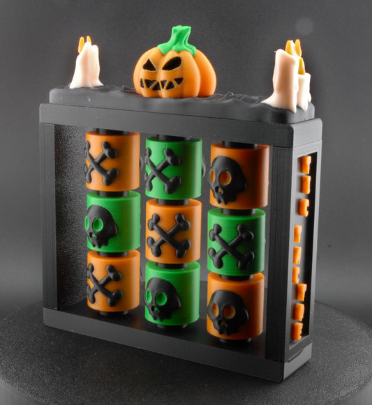 Halloween Tic-Tac-Toe – Skull & Crossbones Game Set