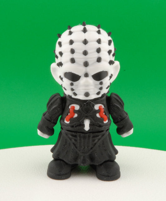 Pinhead Figure – Hellraiser Articulated Horror Collectible | 3D Printed Pinhead Toy | Creepy Keychain or Cenobite Figurine
