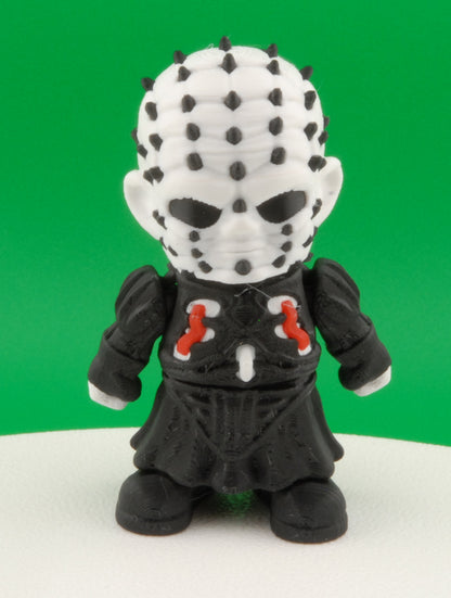 Pinhead Figure – Hellraiser Articulated Horror Collectible | 3D Printed Pinhead Toy | Creepy Keychain or Cenobite Figurine
