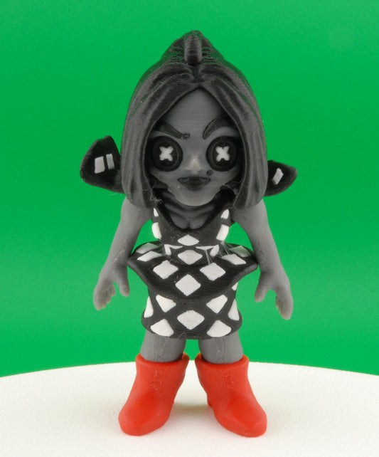 Coraline Other Mother Figure – Articulated Beldam Collectible | 3D Printed Horror Toy | Creepy Button Eyes Keychain or Figurine