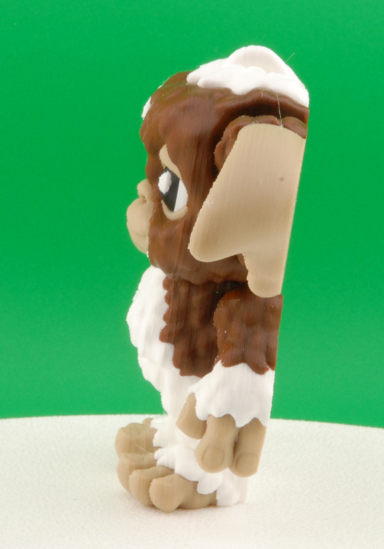 Gizmo Figure – Gremlins Articulated Collectible | 3D Printed Horror Comedy Toy | Gizmo Keychain or Classic 80s Movie Figurine