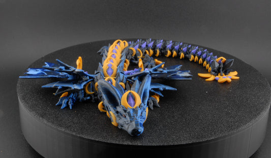 Nightwing Dragon – Articulated Fantasy Dragon Figurine | Poseable 3D Printed Dragon Toy | Collectible Mythical Creature (3 Sizes)