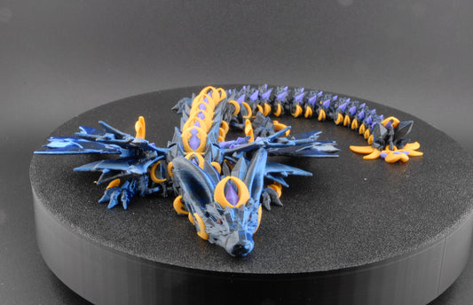 Nightwing Dragon – Articulated Fantasy Dragon Figurine | Poseable 3D Printed Dragon Toy | Collectible Mythical Creature (3 Sizes)