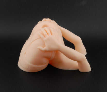 Lingerie Lover Pen Holder – Erotic Desk Décor | Adult Novelty Office Gift | Sexy Gag Pen Stand with Stockings | Naughty 3D Printed Art