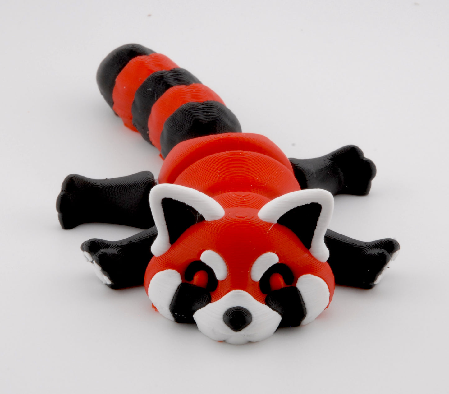 Ruby the Red Panda – 3D Printed Articulated Trash Animal | Cute Red Panda Figure | Fusion Layer 3D Woodland Collection (2 Sizes + Base Options)
