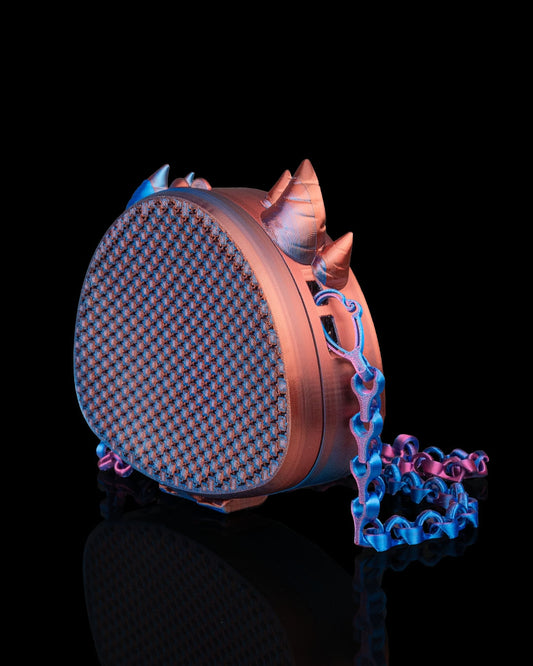 The Dragopack – Spiked Mesh 3D Printed Crossbody Purse | Dragon-Inspired Fantasy Bag with Custom Strap Length